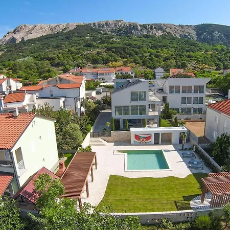 Apartment Baska Mit Poolarea - Krk, Kroatien Exterior photo