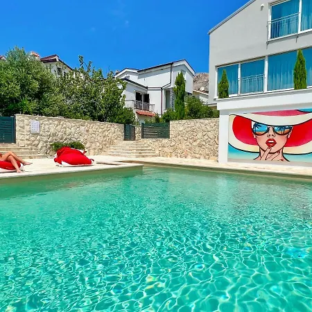 Apartment Baska Mit Poolarea - Krk, Kroatien Exterior photo