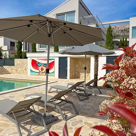 Apartment Baska Mit Poolarea - Krk, Kroatien Exterior photo