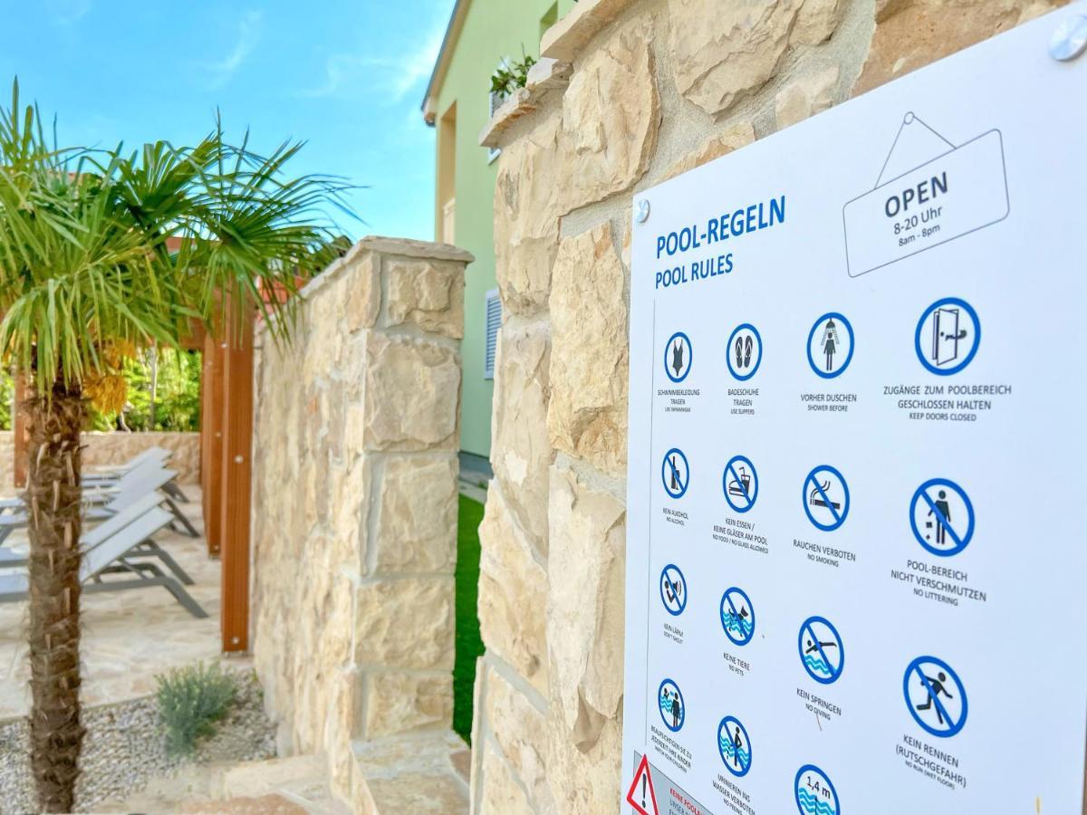 Apartment Mit Poolarea - Krk, Kroatien *