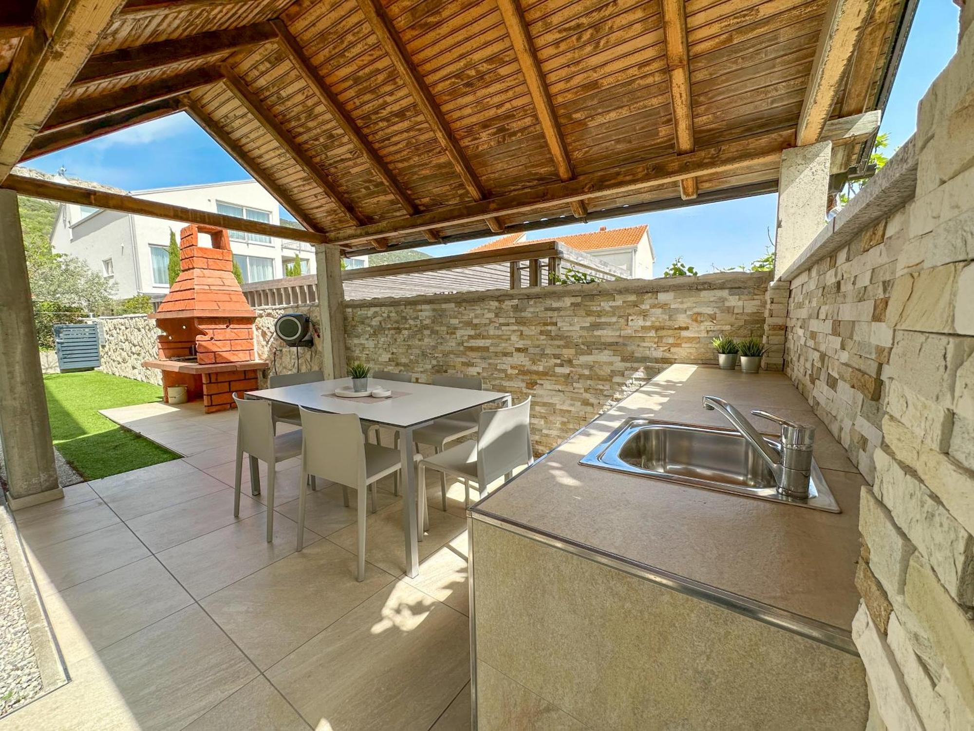 Apartment Mit Poolarea - Krk, Kroatien Baska (Krk)